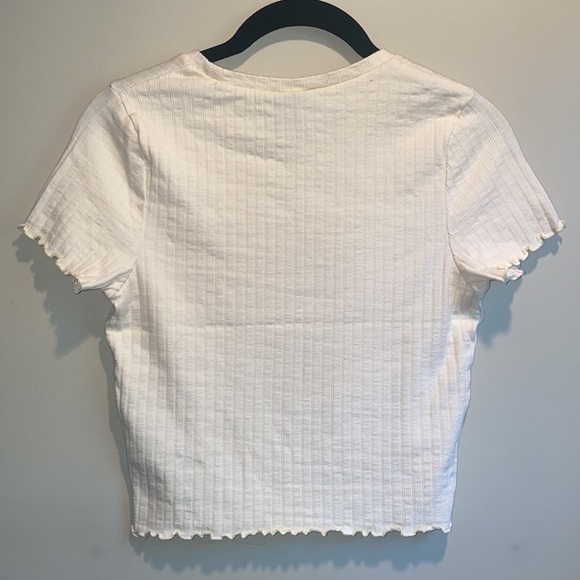 Wild Fable Cropped Top in Baby Yellow Sz:M - Picture 6 of 7